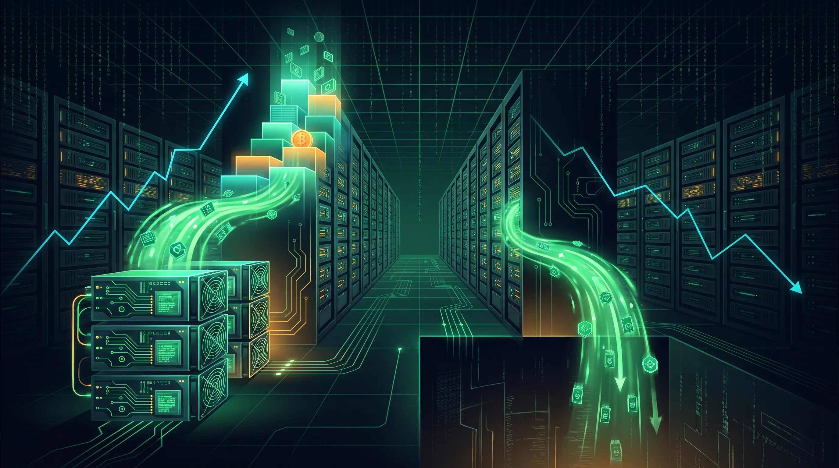 Illustration for Is Cloud Mining Profitable? The Math Sellers Hide