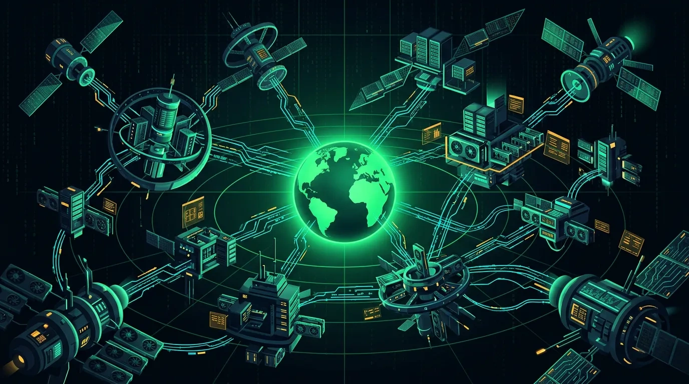 Editorial illustration for the Akash Network meta-review