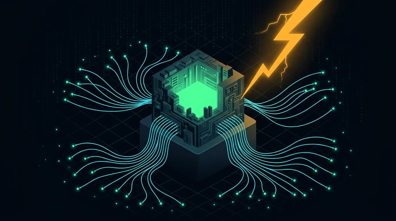 Editorial illustration for the Braiins (Braiins Pool / Braiins Hashpower / Braiins OS) meta-review