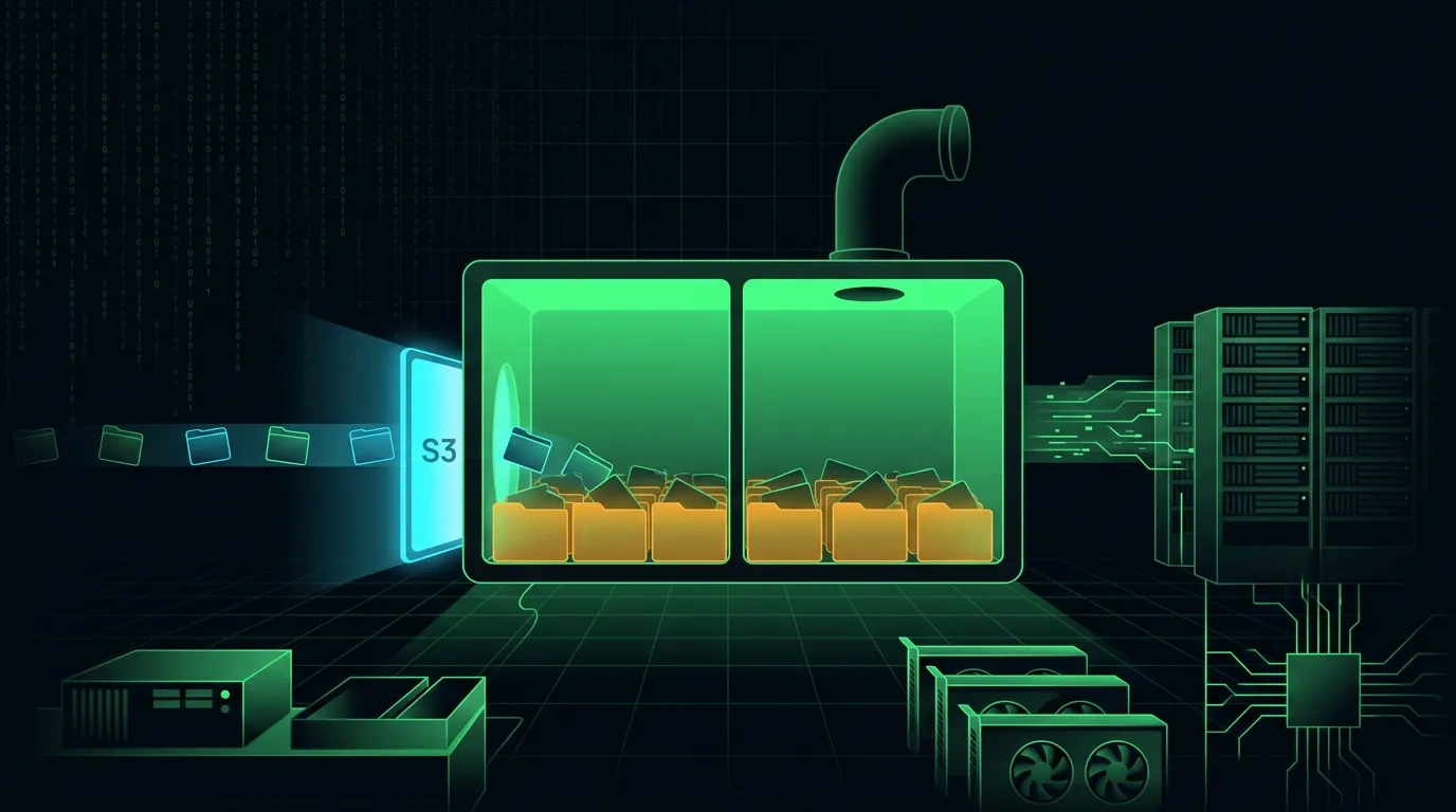 Editorial illustration for the Fil One (successor to Storacha / web3.storage) meta-review