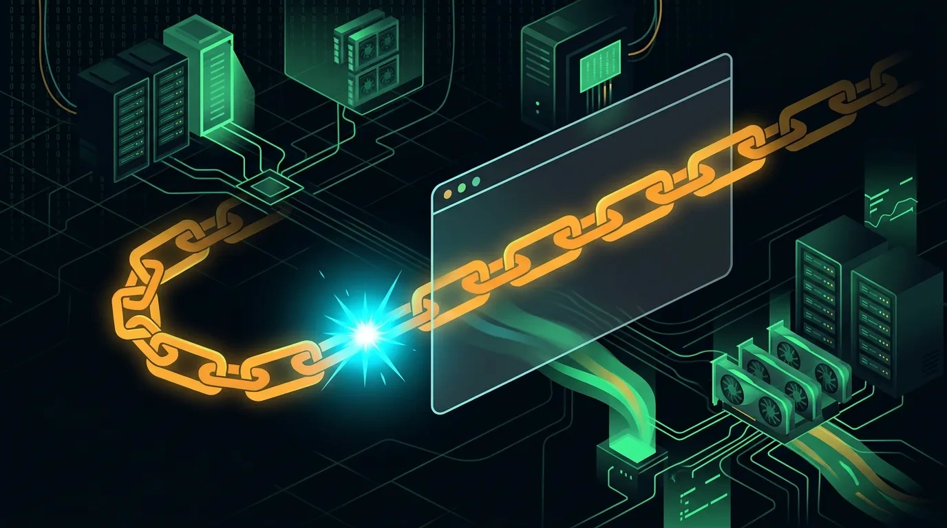 Editorial illustration for the Unstoppable Domains meta-review